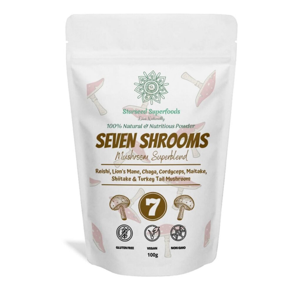 Seven Shrooms Medicinal Mushroom Blend 100g