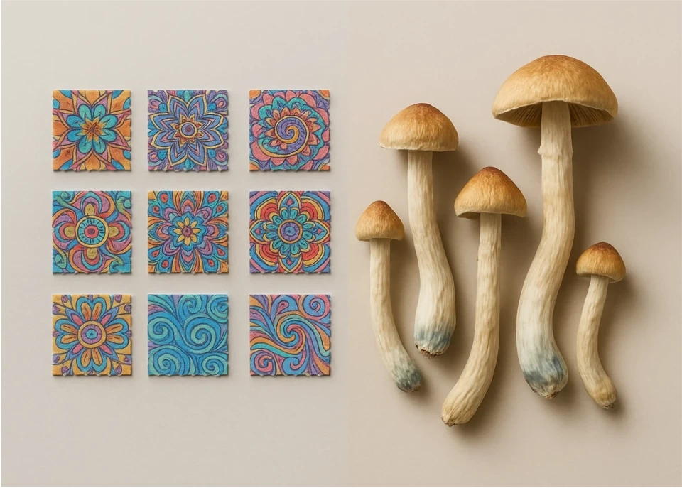 psilocybin vs lsd uk